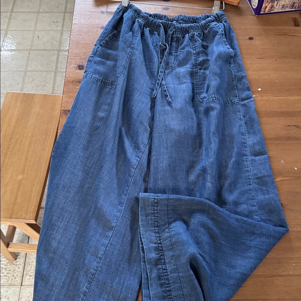 Splendid soft drawstring denim color pants XS
